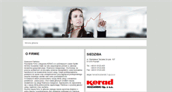 Desktop Screenshot of kerad.com.pl